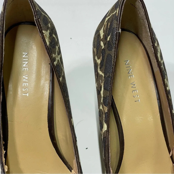 Nine West cheetah print heels - Picture 2 of 12